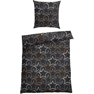 SCHIESSER Lizzy aus weicher Baumwolle mit coolem Sterne-Print« 2 Stk. tlg. MADE IN GREEN by OEKO-TEX®-zertifiziert Schiesser Dunkelgrau