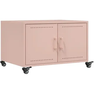 vidaXL Couchtisch Rosa 68x50x43,5 cm Stahl - Rosa