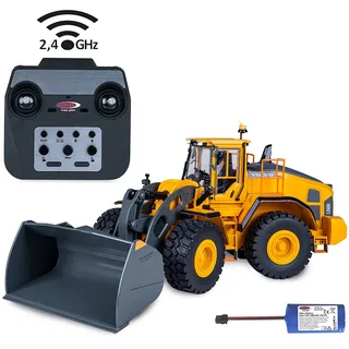 Jamara RC-Baumaschine Radlader Volvo L260H 2,4GHz RTR gelb, orange (406302)