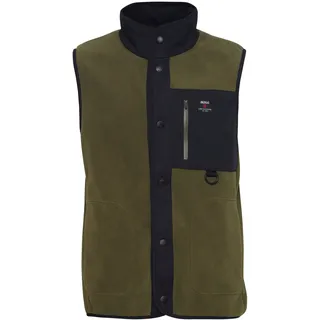 Fleeceweste INDICODE "Fleeceweste IDMajs", Herren, Gr. XXL, grün (army), Obermaterial: 100% Polyester PES., Westen Fleeceweste