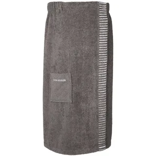 SCHIESSER Saunakilt Rom Damen - Plus Size - 46-52 - Dunkelgrau