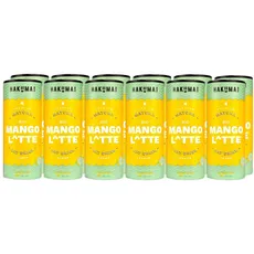 HAKUMA Mango Latte 12 x 235ml - Premium Mango Latte auf Hafermilchbasis mit fruchtiger Mango - in der CartoCan - vegan und glutenfrei von HAKUMA