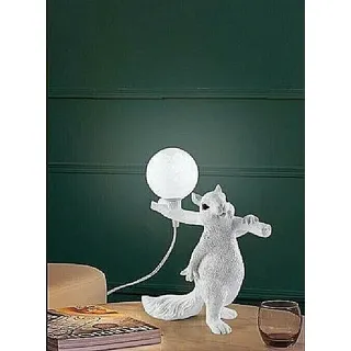 X Lampe Licht Tisch- Schreibtisch Kinderzimmer Eichhörnchen D06-B Uni