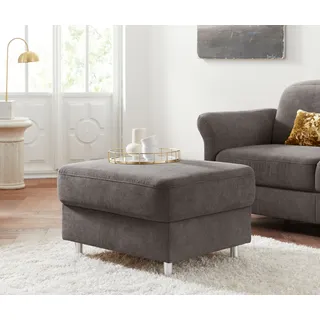 sit&more Hocker Darwin Mikrofaser 64 x 46 x 76 cm Braun