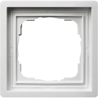 GIRA 0211112, Weiß, Schraubenlos, 83,3 mm, 83,3 mm, 1,06 cm, 1 Stück(e)