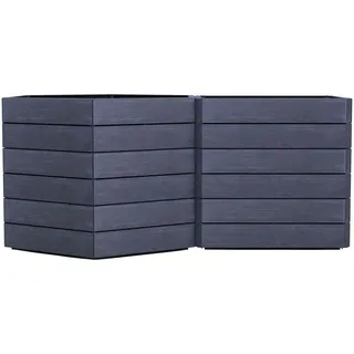 GARANTIA Hochbeet Ergo Vario 3 Wood 110 x 75 x 75 cm Braun