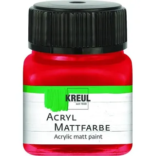 Kreul Acryl Mattfarbe 1 St. Dunkelrot 20 ml