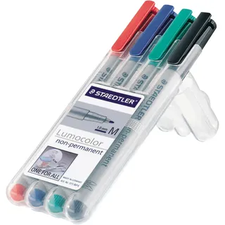 Staedtler Lumocolor Folienstifte-Set 4 St. Blau/Grün/Rot/Schwarz