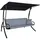Elegance Zip Granit 3-Sitzer