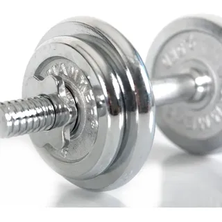 Finnlo Kurzhantel-Set 10 kg Chrom grau / schwarz