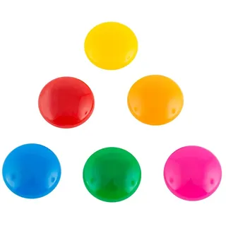 D.RECT 9174 Magnete Haftmagnete für Whiteboard Kühlschrank Magnettafel Magnetwand klein 30mm 6 Stück