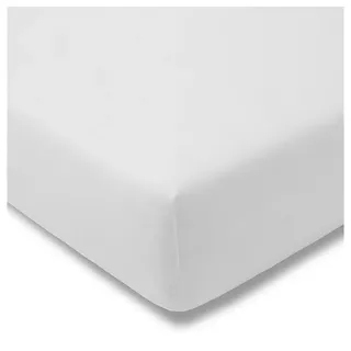 Estella Spannbettlaken Zwirnjersey 6900 180 x 200 - 200 x 220 cm weiß