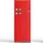 GK210-2 FR Retro-Kühl-Gefrierkombination (206 l, 1430 mm hoch, Rot)