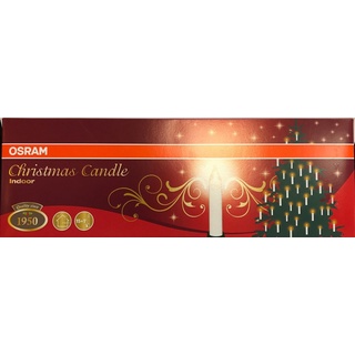 OSRAM Weihnachtslichterkette für Innen 15 x 15V 230V 45W Schaftkerzen 3W CIK15