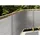 Balkonverkleidung 500 x 90 cm grau Polyester