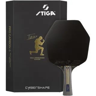Stiga Pro Carbon Plus Cybershape Truls Edition Tischtennisschläger, 5 Sterne, Größerer optimierter Sweetspot, Touch Carbon-Technologie, ITTF-zugelassene STAR5-Beläge – für Offensive Spieler