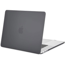 MOSISO Hülle Kompatibel mit MacBook Pro 16 Zoll 2020 2019 Freigabe A2141 mit Touch Bar & Touch ID, Ultra Dünn Schutzhülle Plastik Hartschale Case, Grau