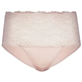 CALIDA Sensual Secrets Slip Damen, High-Waist, breiter, transparenter Spitzenbund