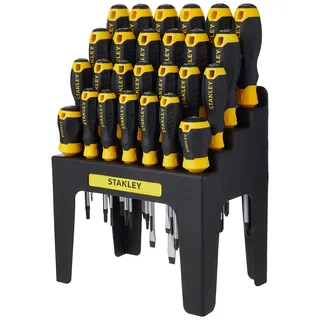 Stanley 062142 Schraubendreher-Set im Rack, 26-teilig