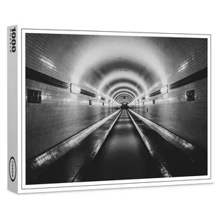 raxxa Premium-Puzzle "Alter Elbtunnel Hamburg", 1000 Teile