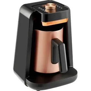 Arzum ESPRESSOKANNE mit MILCHAUFSCHÄUMER Kaffeemaschine Bronze Fassungsvermögen Tassen=5