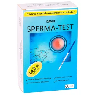 David Spermatest Set semen sperm Fruchtbarkeitstest 1 St