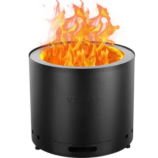 Vevor Feuerstellenofen Ø 38 cm Schwarz