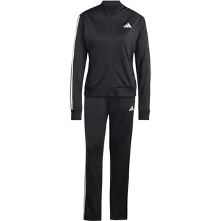 adidas Essentials 3 Stripes Trainingsanzug Black XXS