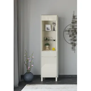 Set One by Musterring Standvitrine Reno 42 x 48 x 197 cm Braun