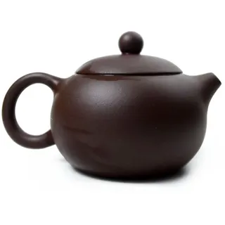 Teekanne, 170 ml, chinesischer Yixing Xishi ZinI Ton, Ballfilter für losen Tee (kugelförmiger Filter)