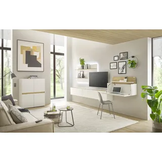 INOSIGN Büromöbel-Set »CiTY/GiRON« Set, 5 Stk. tlg. Home Office, Wandsekretär, weiß