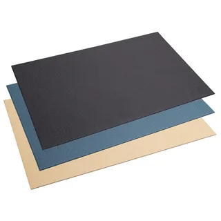 Exacompta OfficeByMe 60600D Schreibtischunterlage aus Hartpappe, kompatibel mit optischen und Lasermäusen, große Länge und kurze Tiefe, 57,5 x 37,5 cm, zufällige Farbauswahl