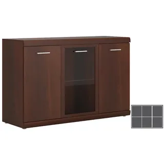 Feldmann-Wohnen Sideboard Imperial nussbaum imperial 140 / 45 / 89,5cm , Holz , Rechteckig , 140x90x45 cm , Kleinmöbel, Kommoden, Sideboards