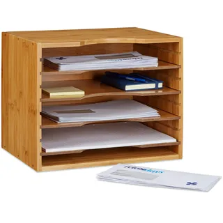 Relaxdays Bambus Organizer 26x33x24,5cm (10020322)