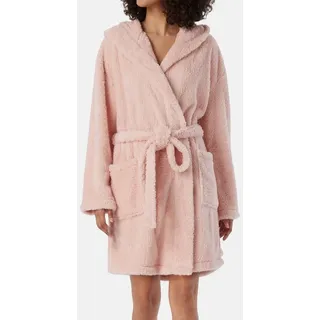 SCHIESSER Morgenmantel Teddy-Fleece Comfort-Fit rosa M