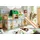 Spielbett Manuel 90 x 200 cm Kiefer massiv natur grün-beige