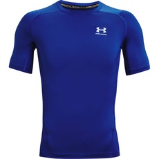 Bild von HeatGear Armour Kurzarm Shirt Herren blau XL
