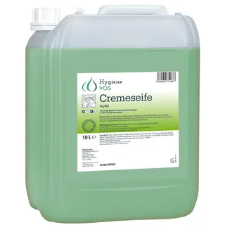 Hygiene VOS Cremeseife Apfel 10 Liter, für Seifenspender | milde Waschlotion, pH-neutral, hautschonend, parfümiert, für Industrie, Handwerk und Verwaltung