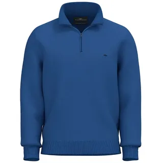Fynch Hatton Supersoft Halbzippullover - Strong Blue - S