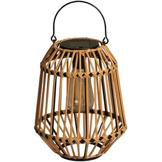 Luxform Außen-Tischleuchte Solar-Tischlampe LED 15 Lumen 1 Stk. braun