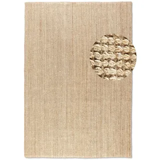 HANSE Home Teppich »Jaipur«, rechteckig, 10 mm Höhe, Jute, Natur, Wohnzimmer, Esszimmer, Schlafzimmer, Flur, Läufer, Boho HANSE Home Naturgold B: 160 cm   1 St.