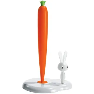 Alessi ASG42 W Bunny Carrot Küchenrollenhalter weiss