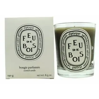 Diptyque Feu de Bois Duftkerze 190 g weiß