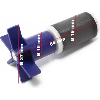 SunSun Ersatzteil für Filterpumpe CUF 5000 Pumpenwelle Impeller Rotor Pumpe Teich Filter