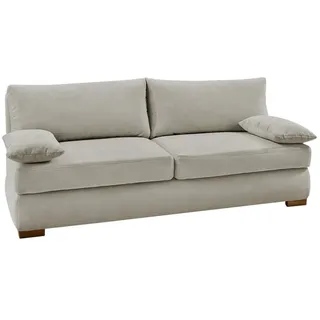 luma-home Schlafcouch Federkern 2-Sitzer Beige