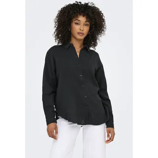 Jdy Hemdbluse JDYTHEIS LIFE L/S LOOSE SHIRT WVN NOOS Schwarz S
