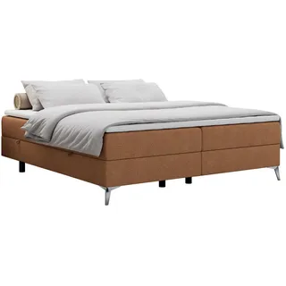 MKS Boxspringbett 180 x 200 cm H3 Orange