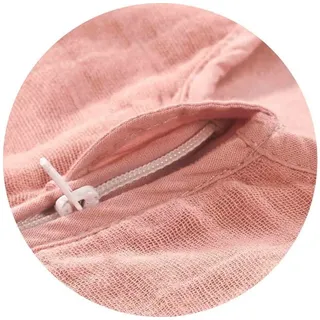 Alvi Mull Schlafsack uni pink Gr.70 0.5TOG (421101022)