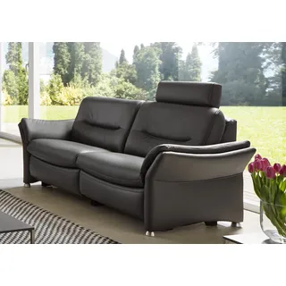 Hukla »HU-SF15058 Ledersofa, Breite 194 cm« aus Leder, optional Kopfstütze u. WallAway-Funktion,