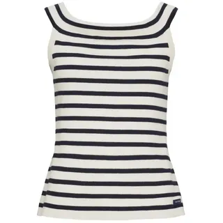 Sea Ranch Kelly Ärmelloser Pullover - Pearl / SR Navy - 2XL